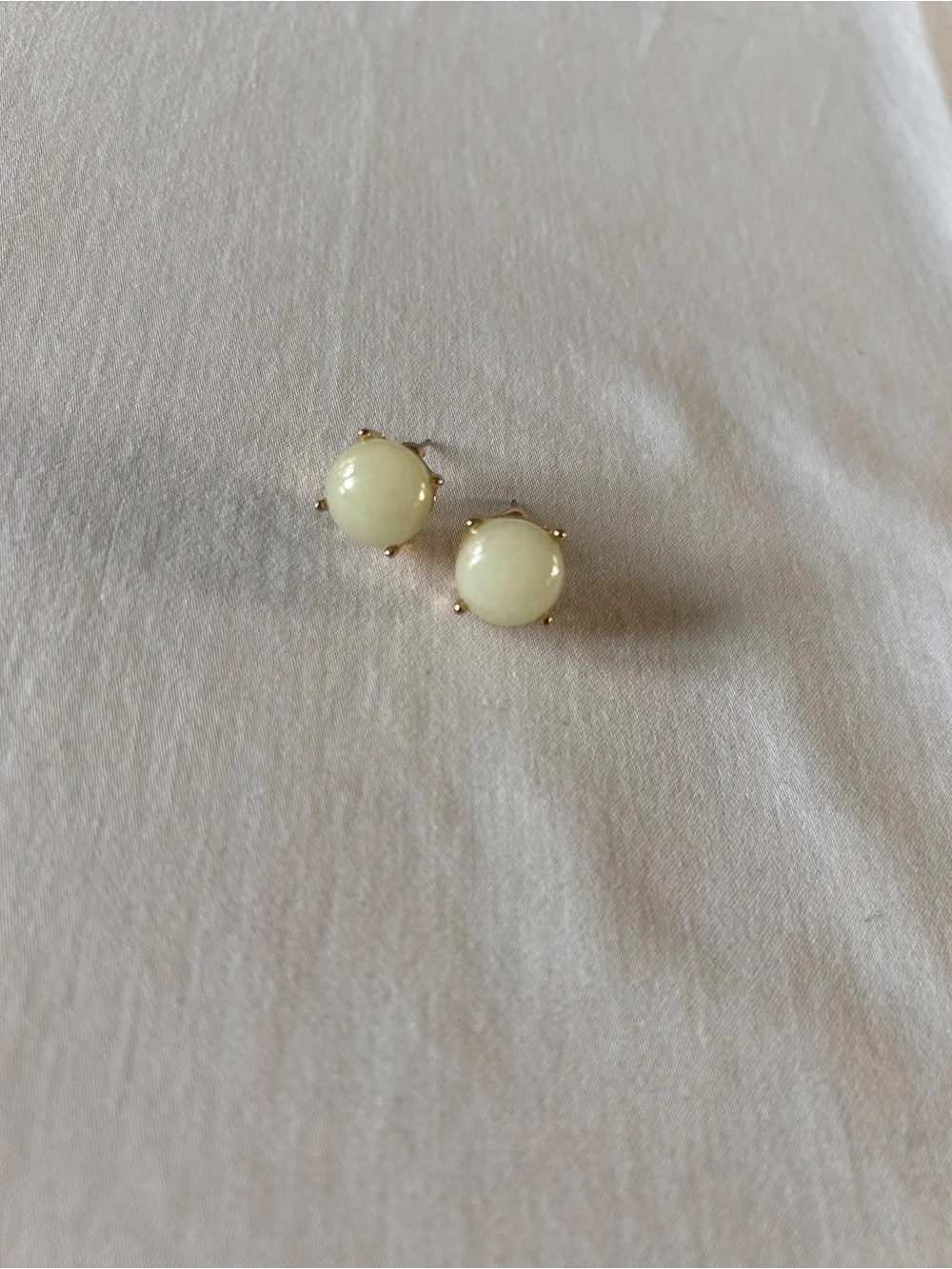 3 Pair Stud Earring Bundle Coral, Mint Green, Floral Silver Gold Tone